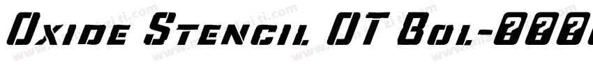Oxide Stencil OT Bol字体转换